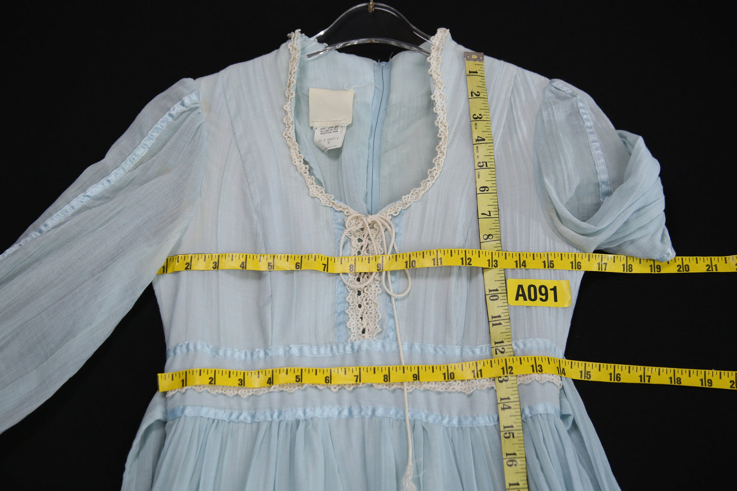 Vintage Prairie Dress - Estimated Era 1970's - 1980's