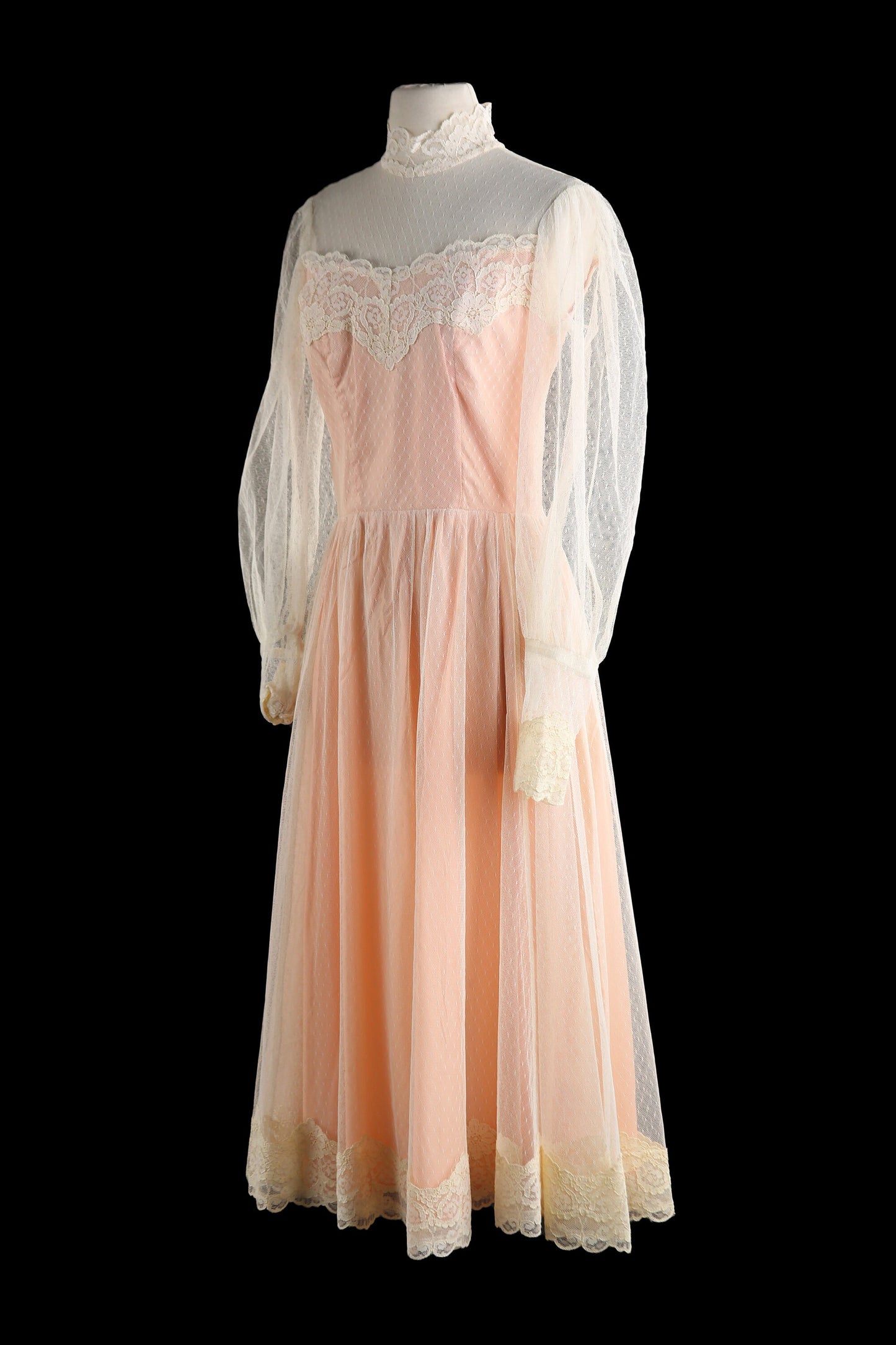 Vintage Women's Lace Prairie Dress