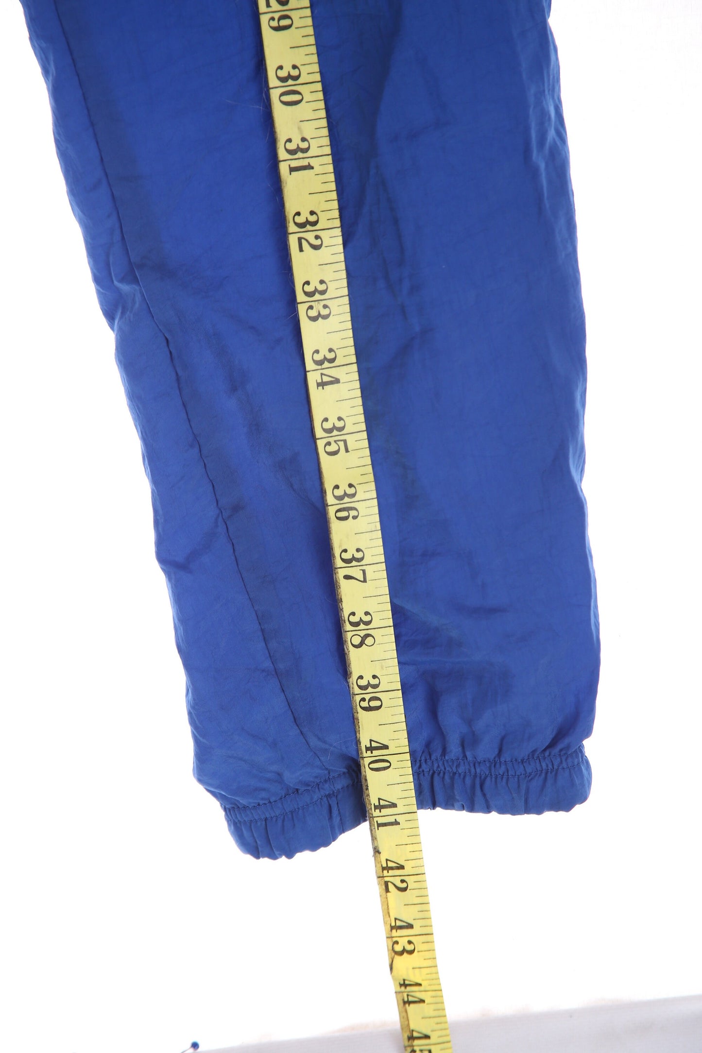 Vintage Blue Windbreaker Pants by Reebok - Estimated Era 1990's - Y2K