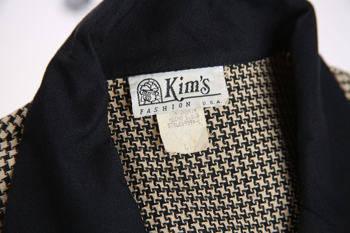 Vintage Women's Plaid Casual Dress by Kim's Fashion - Estimated Era 1990's - Y2K