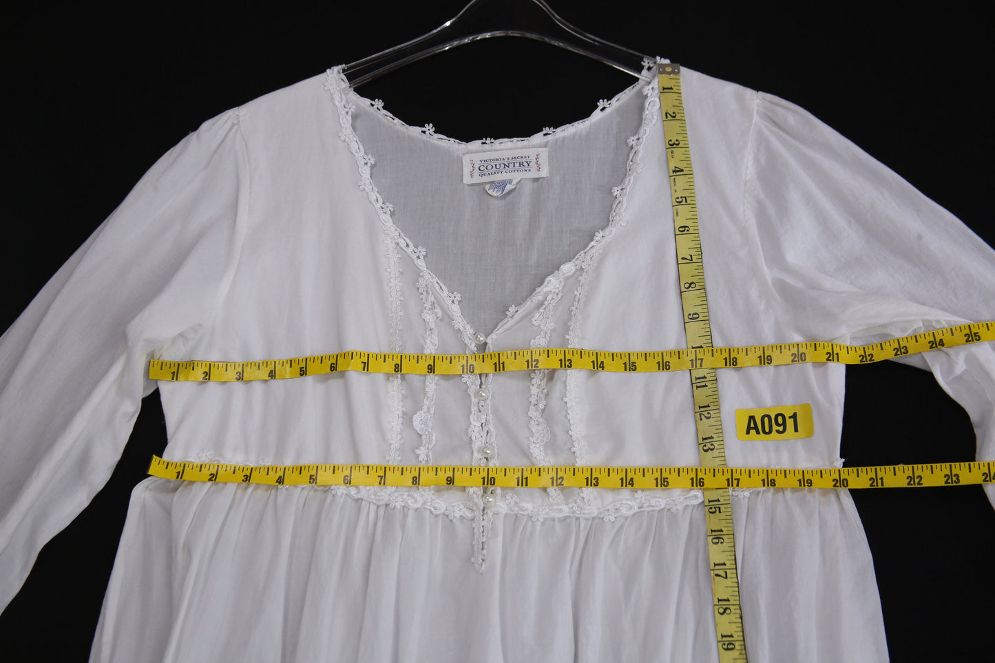 White Blouson Dress by Victoria Secret Country