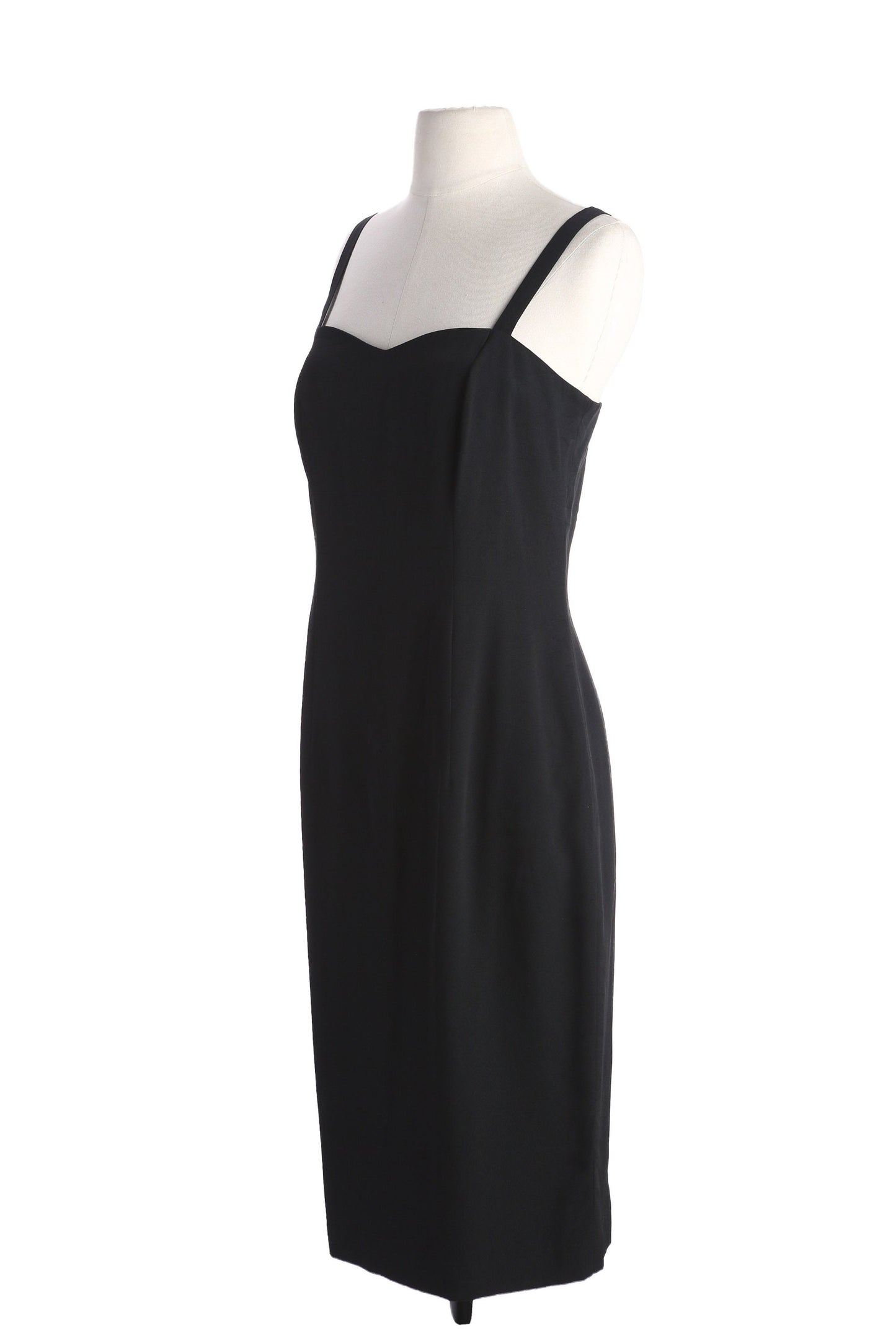 Y2K Black Slip Evening Dress
