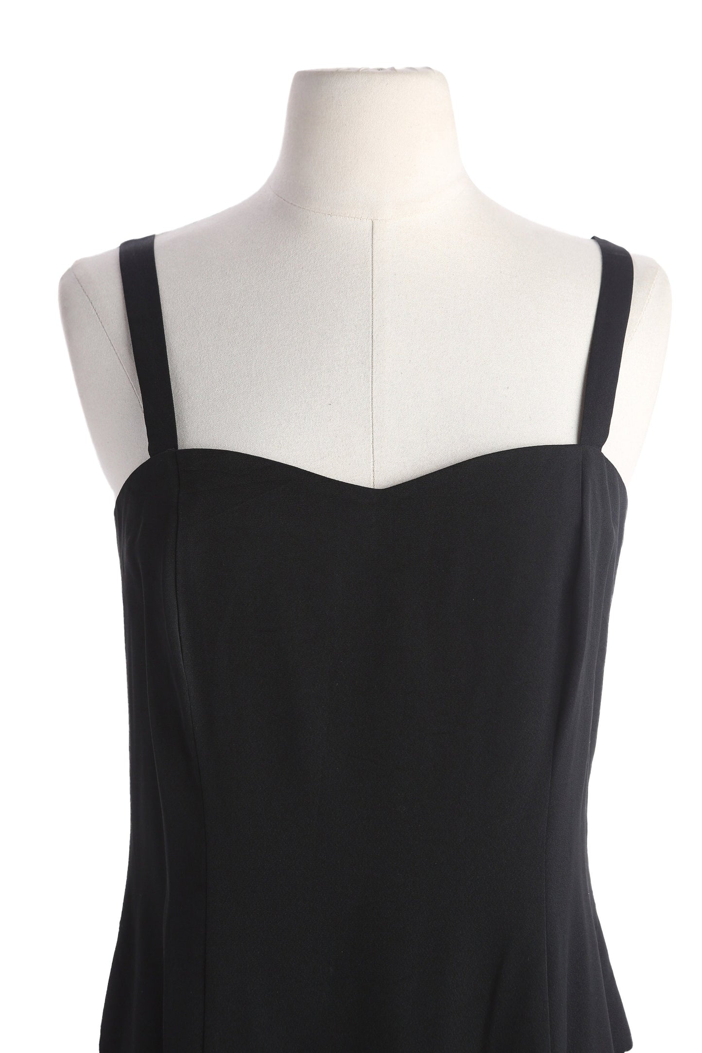 Y2K Black Slip Evening Dress