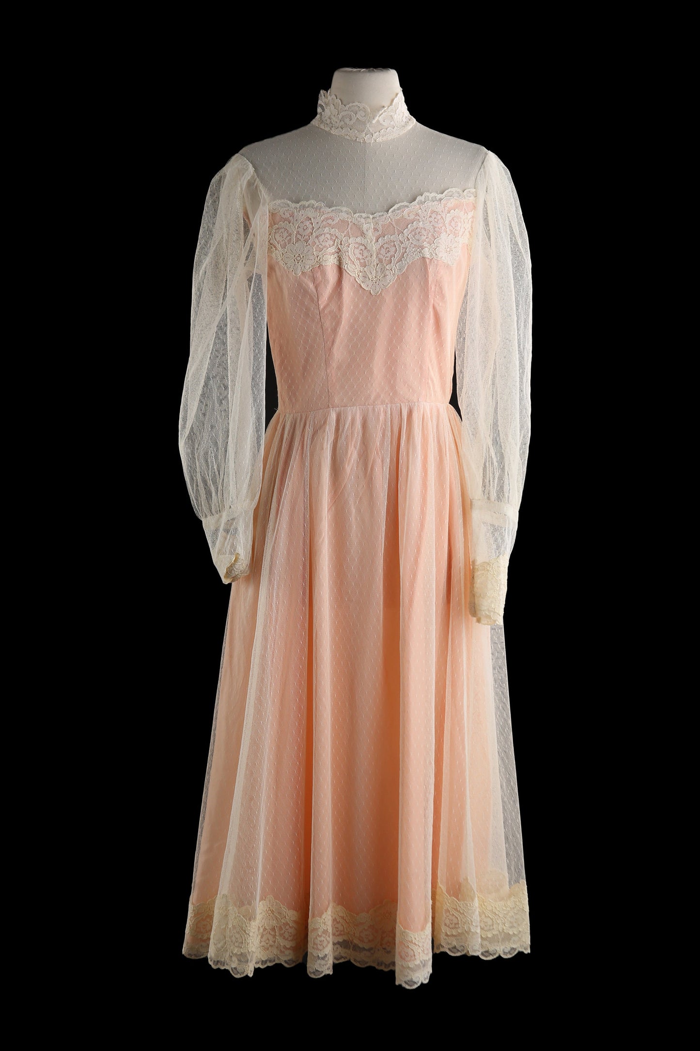 Vintage Women's Lace Prairie Dress