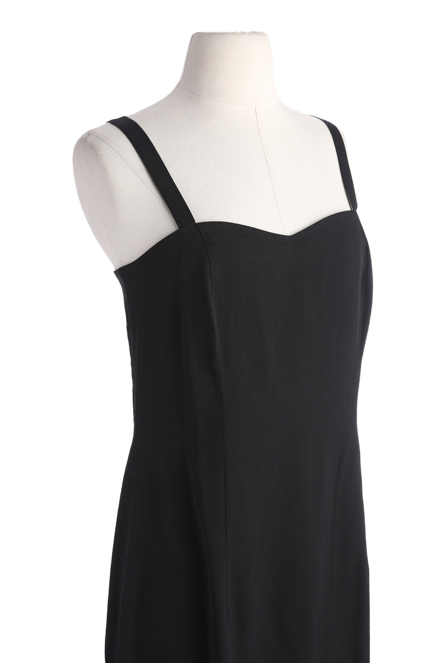 Y2K Black Slip Evening Dress