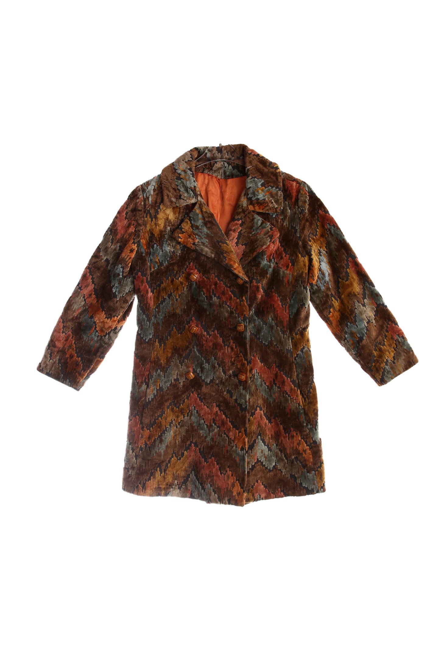 Vintage Women's Tapestry Winter Coat - Estimated Era 1960's - 1970's