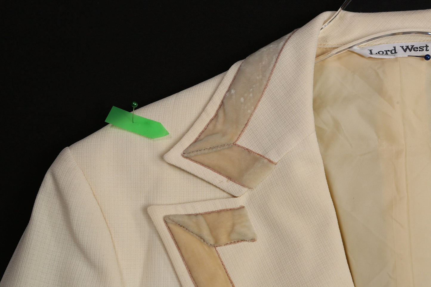 70s Men 2 Piece Tuxedo Set Blazer and Vest