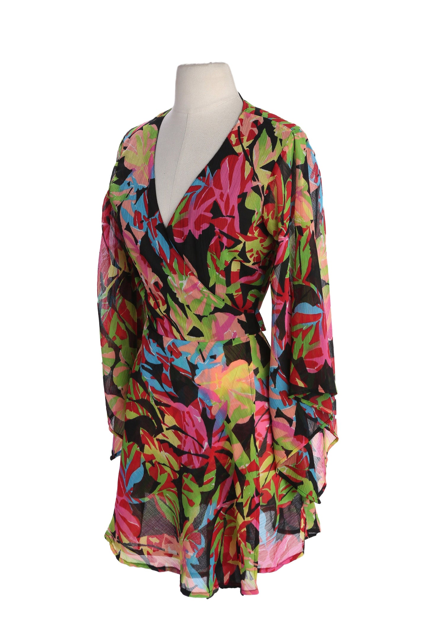 Y2K Women Floral Print Long Sleeve Casual Dress by Metrostyle