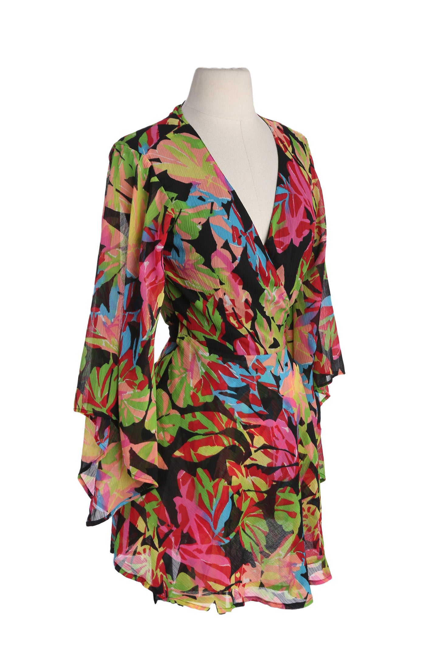 Y2K Women Floral Print Long Sleeve Casual Dress by Metrostyle
