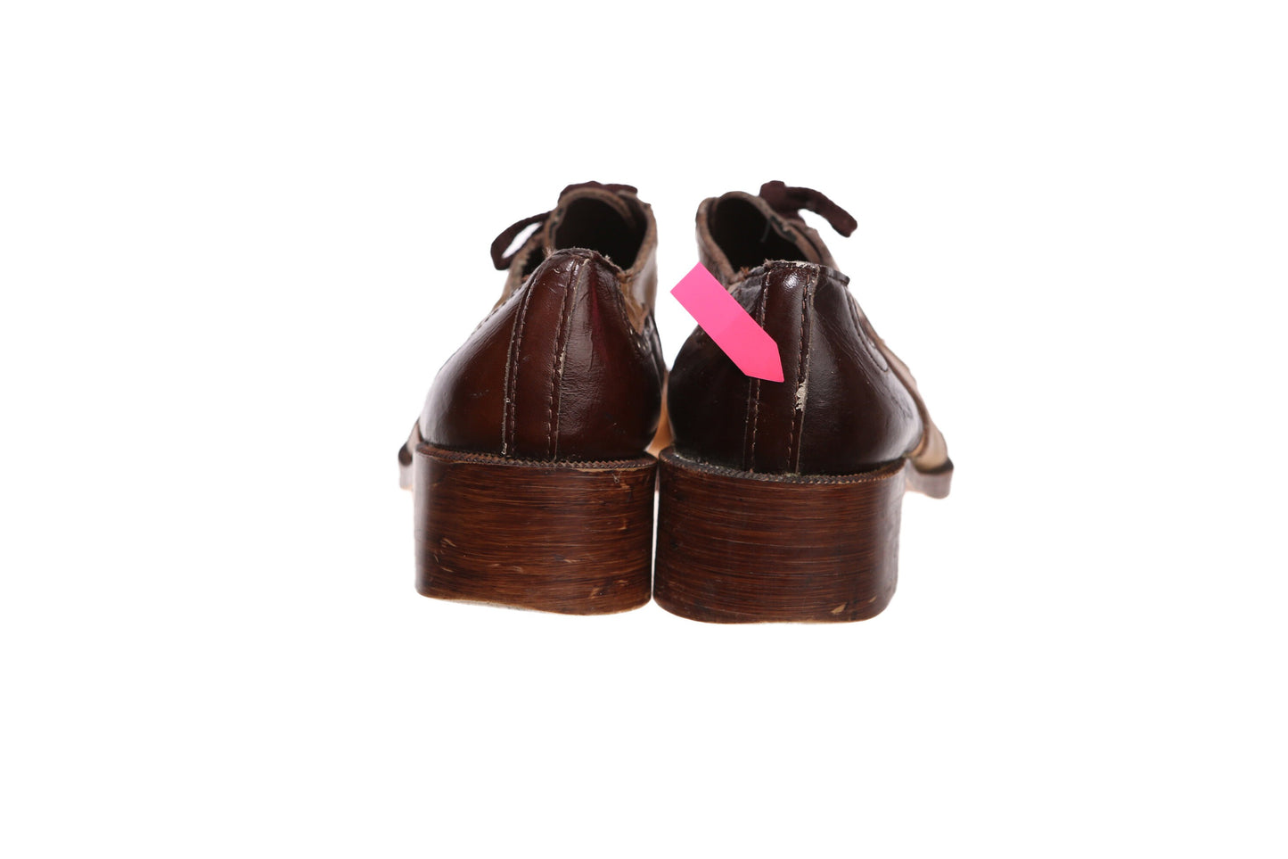 Vintage Platform Mod Shoes - Est Era 1960's - 1970's