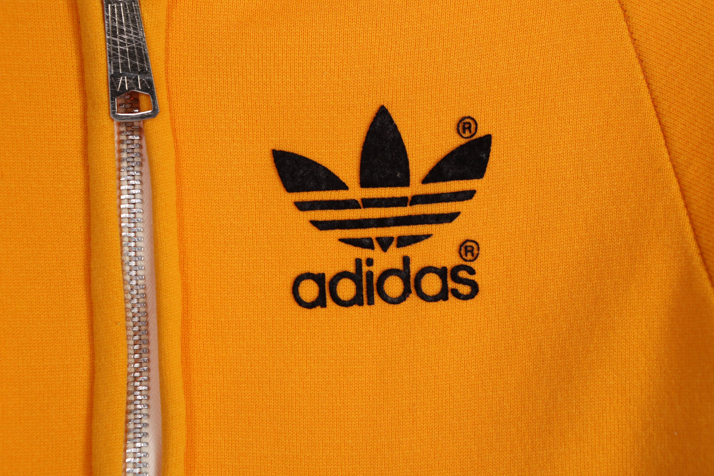 Vintage Yellow Tracksuit with Blue Stripes- Estimated Era 1970's