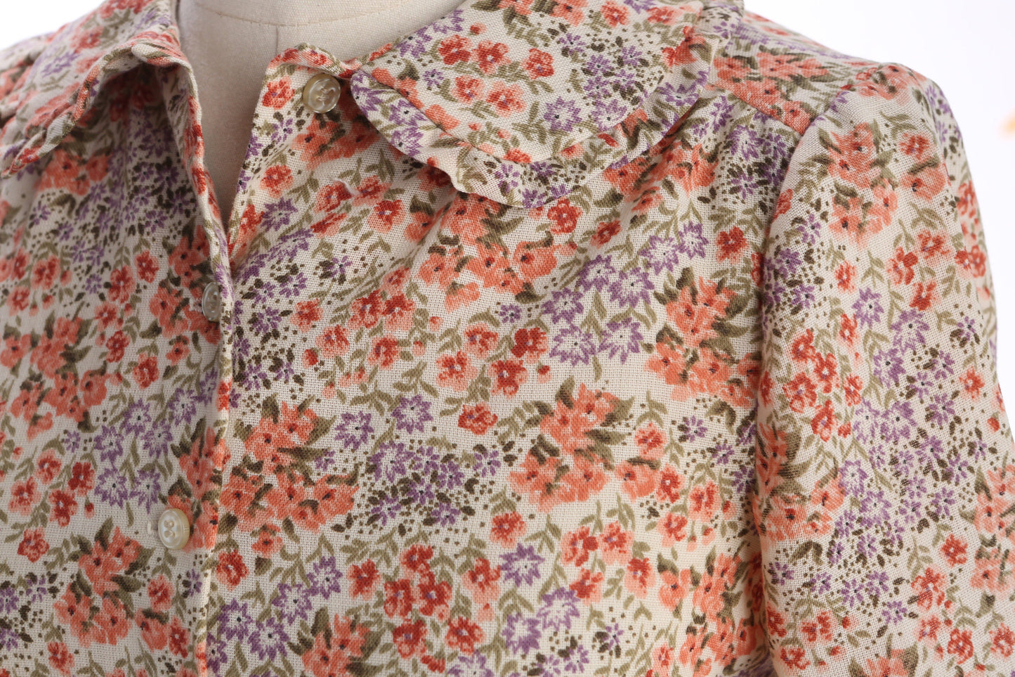 Women's Floral Print Casual Top by Evelyn de Jonge