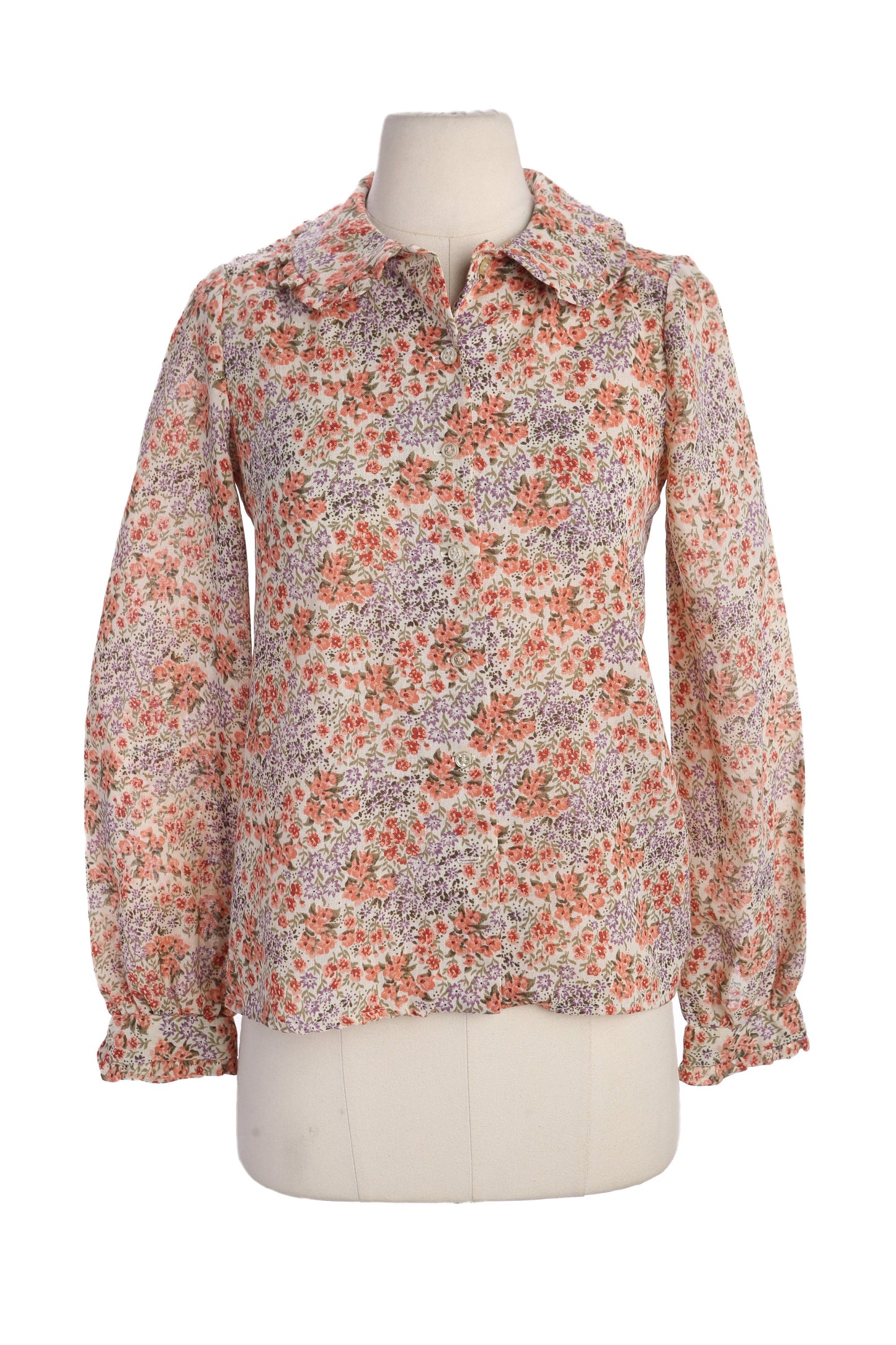 Women's Floral Print Casual Top by Evelyn de Jonge