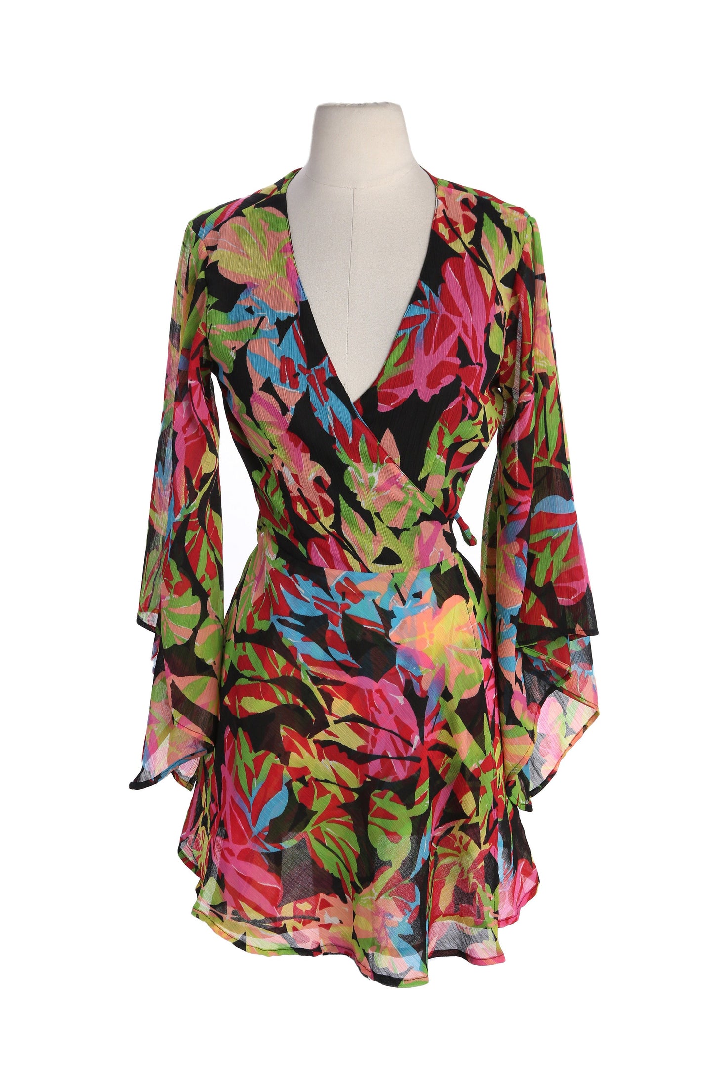 Y2K Women Floral Print Long Sleeve Casual Dress by Metrostyle