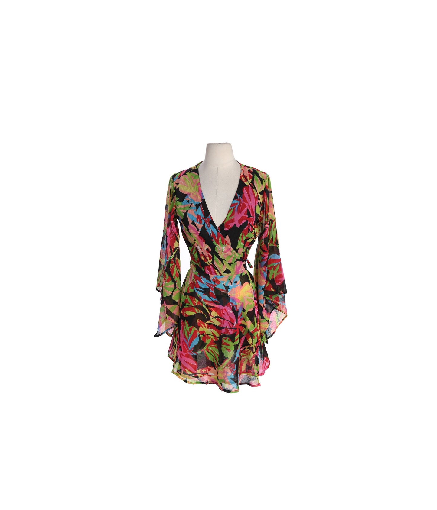 Y2K Women Floral Print Long Sleeve Casual Dress by Metrostyle