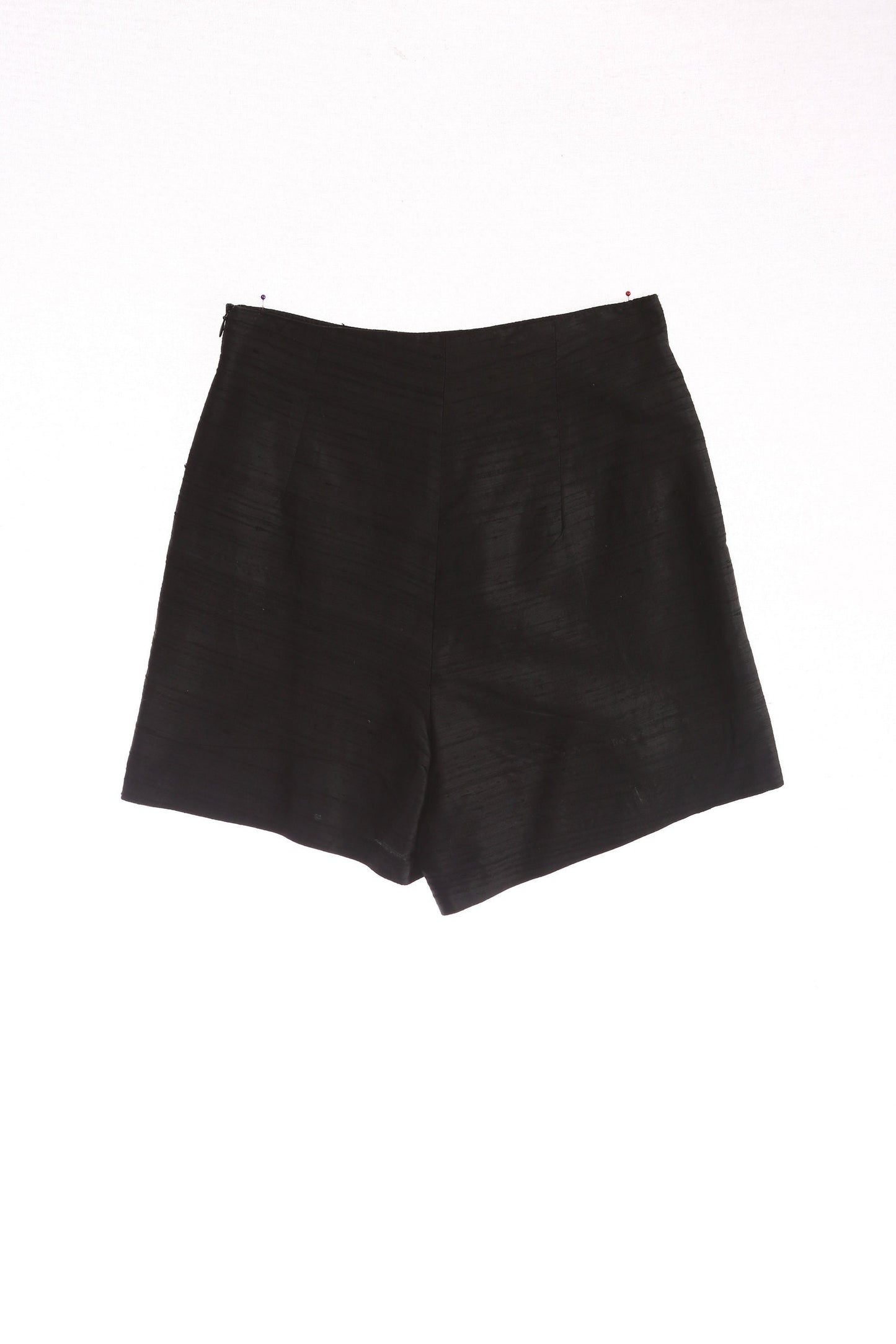 Women Black High Waist Casual Shorts by Meryl Feran Couture - Est Era 80s - 90s