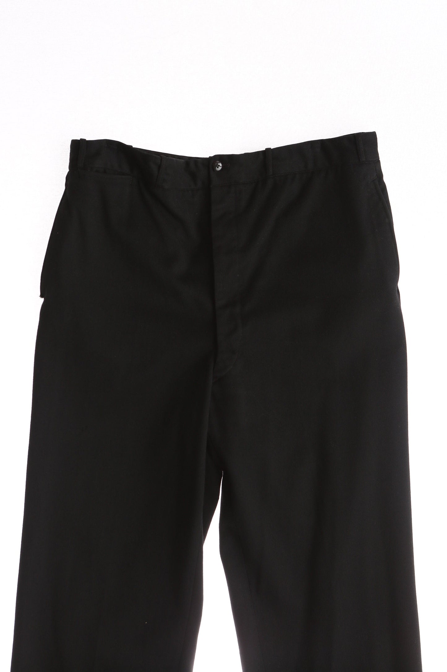 Vintage Men's Black Trousers - Estimated Era 40's - 50's