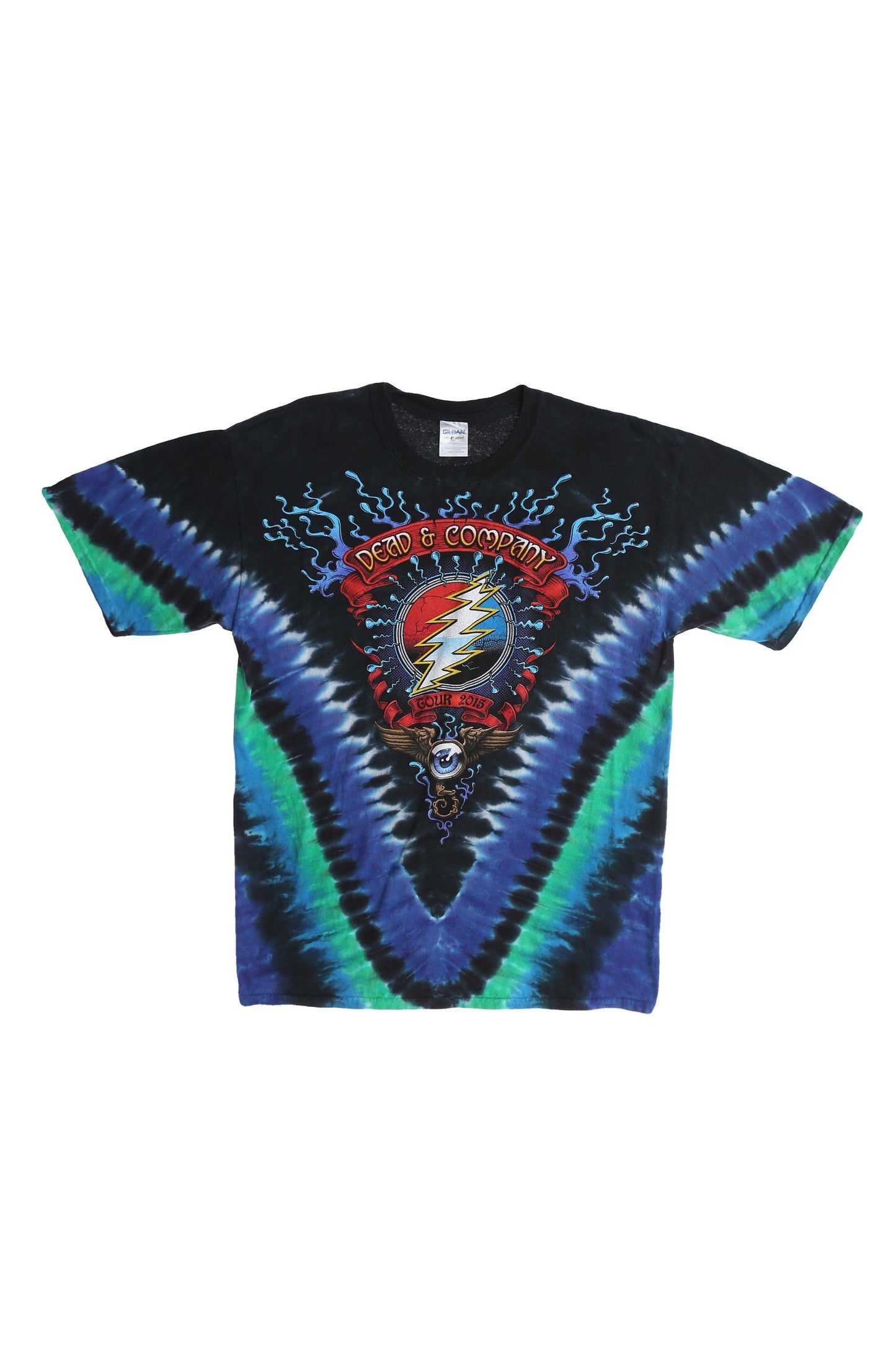 Dead and Company Tie Dye Rock Concert T-shirt