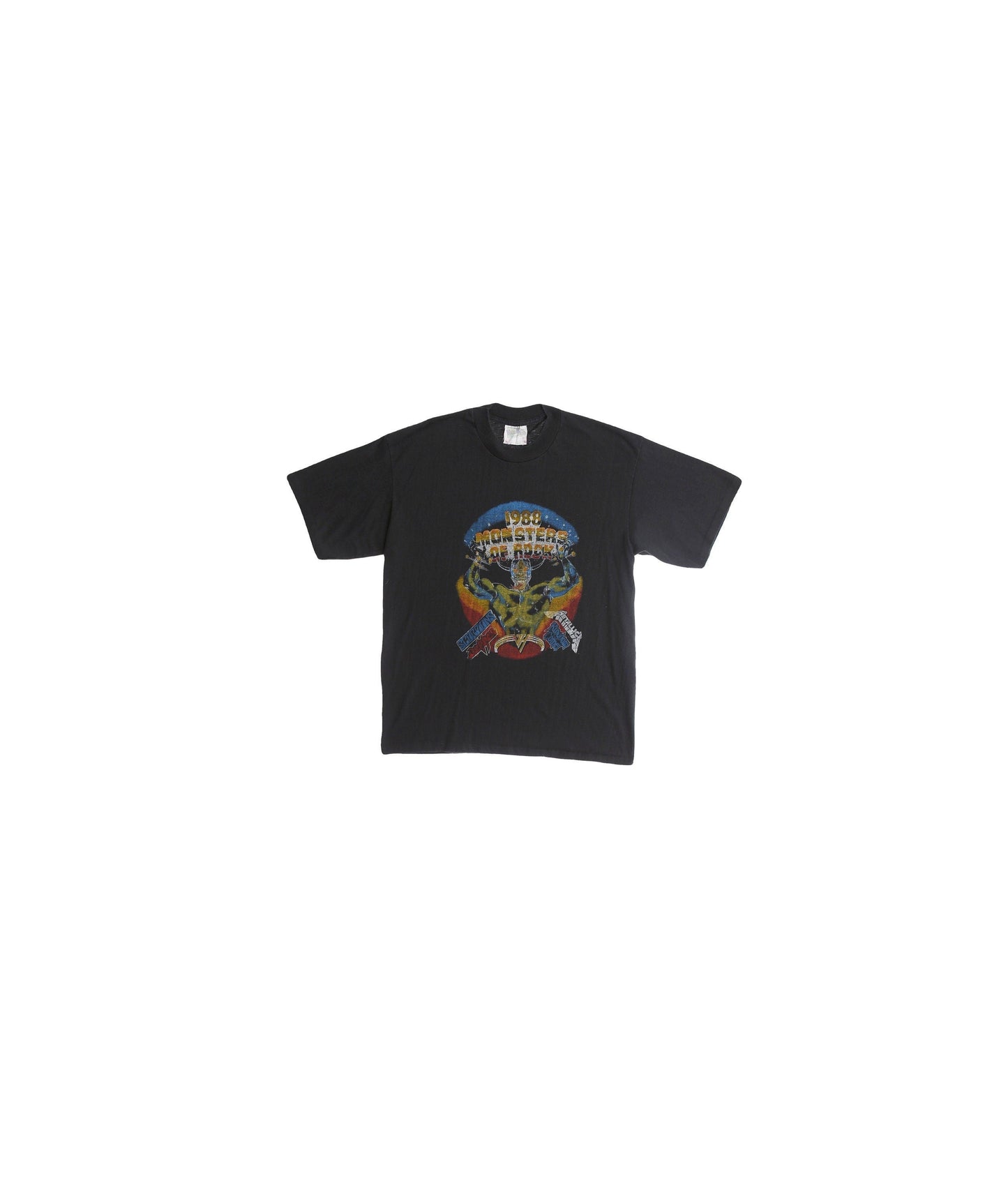 1988 Monsters of Rock Black Graphic T-shirt