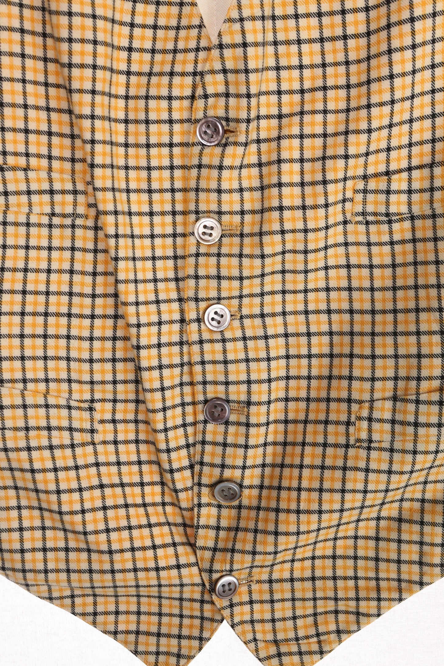 Vintage Plaid Vest / S.R.K. Costume / Made Arizona Casuals / Hotel Western / Tucson / 1950s - 1960s