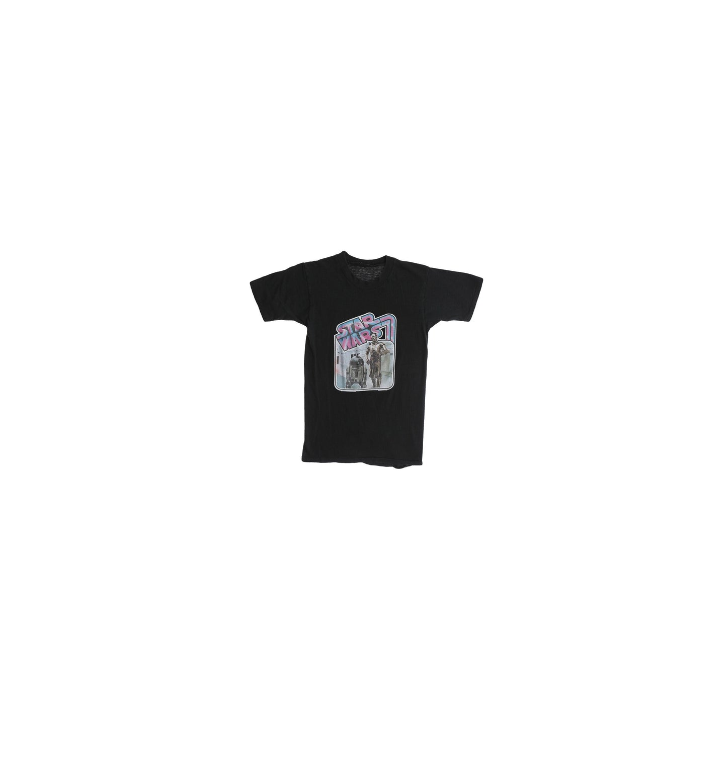 Vintage Iron Print Star Wars T-shirt - R2D2 and C-3PO
