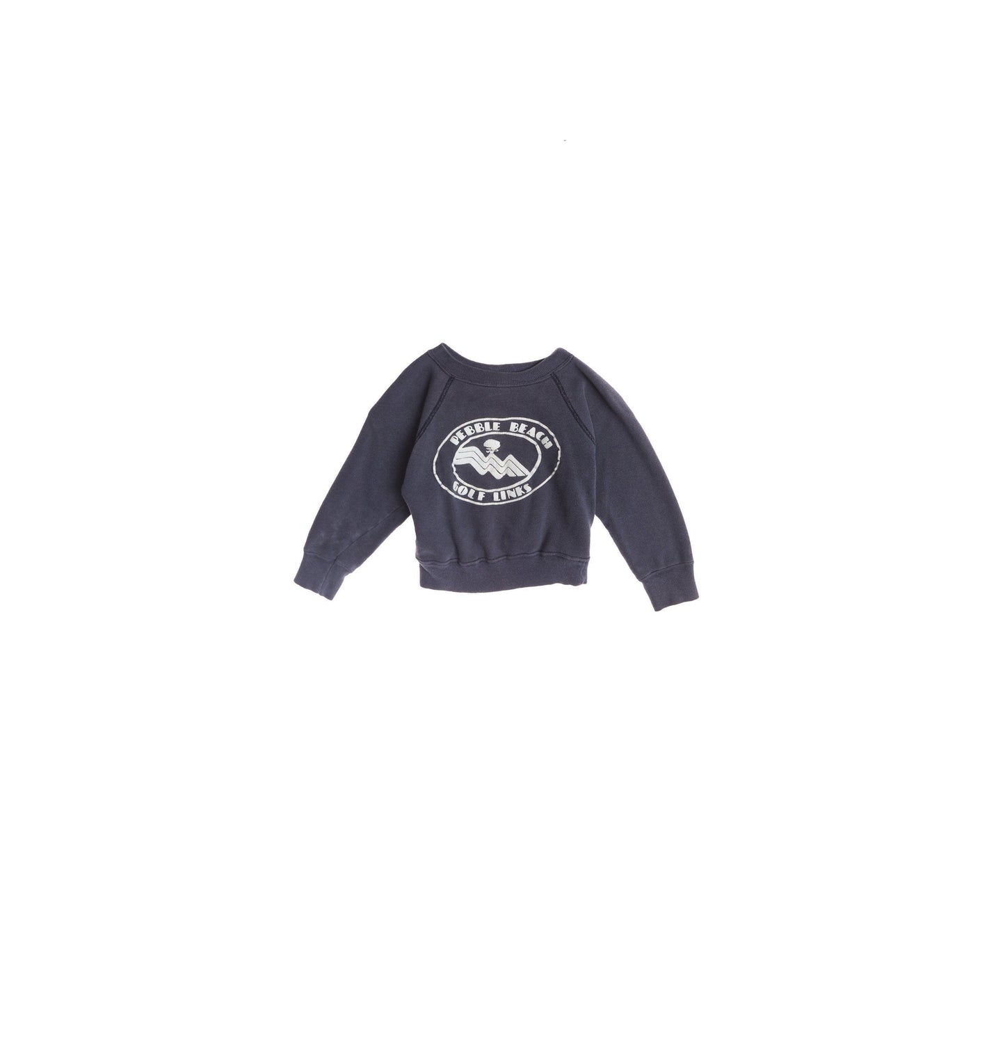 Vintage Champion Blue Sweatshirt with Pebble Beach Golf Links Print