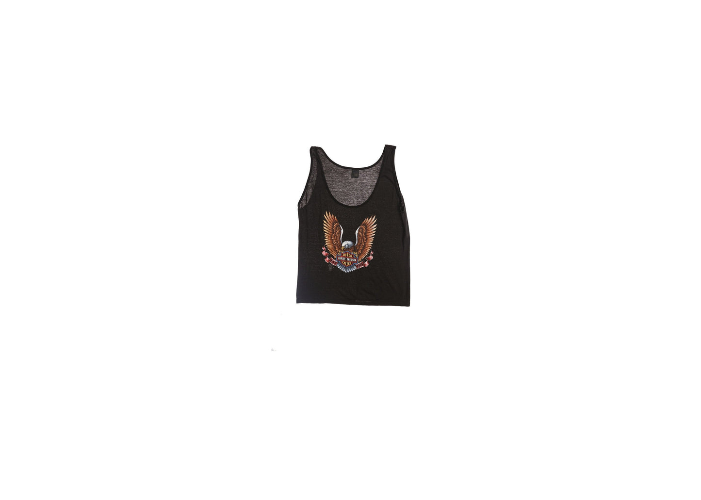 Vintage Harley Davidson Black Tank Top HD Print