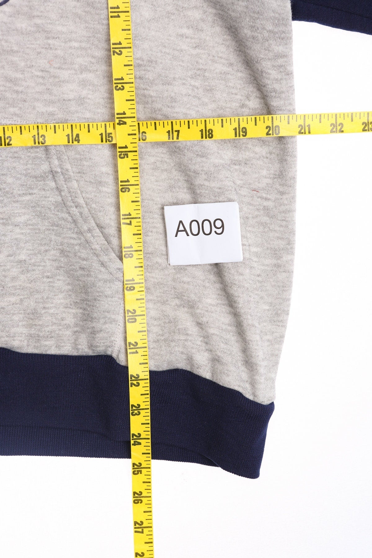 Vintage Mickey Mouse Gray and Blue Hoodie