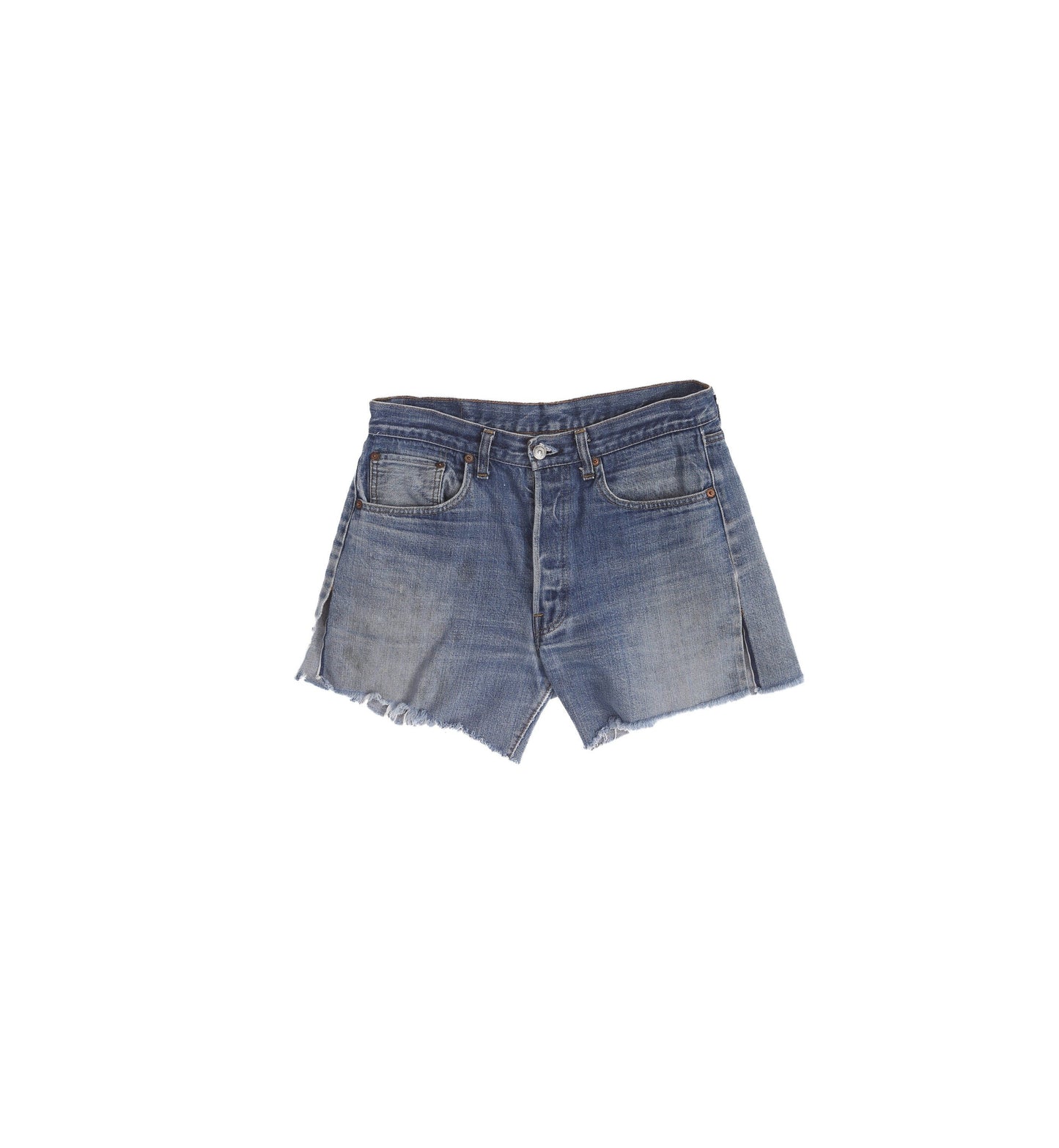 Vintage 501 Levi's Cut off Denim Shorts - Est Era 80s - 90s - Made in USA