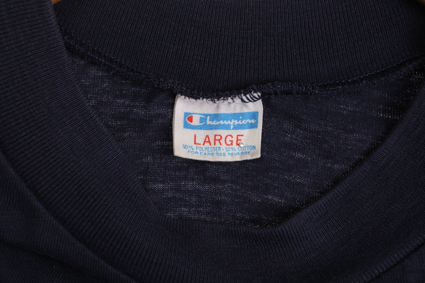 Vintage Long Beach State Blue T-shirt - Vintage Champion Label