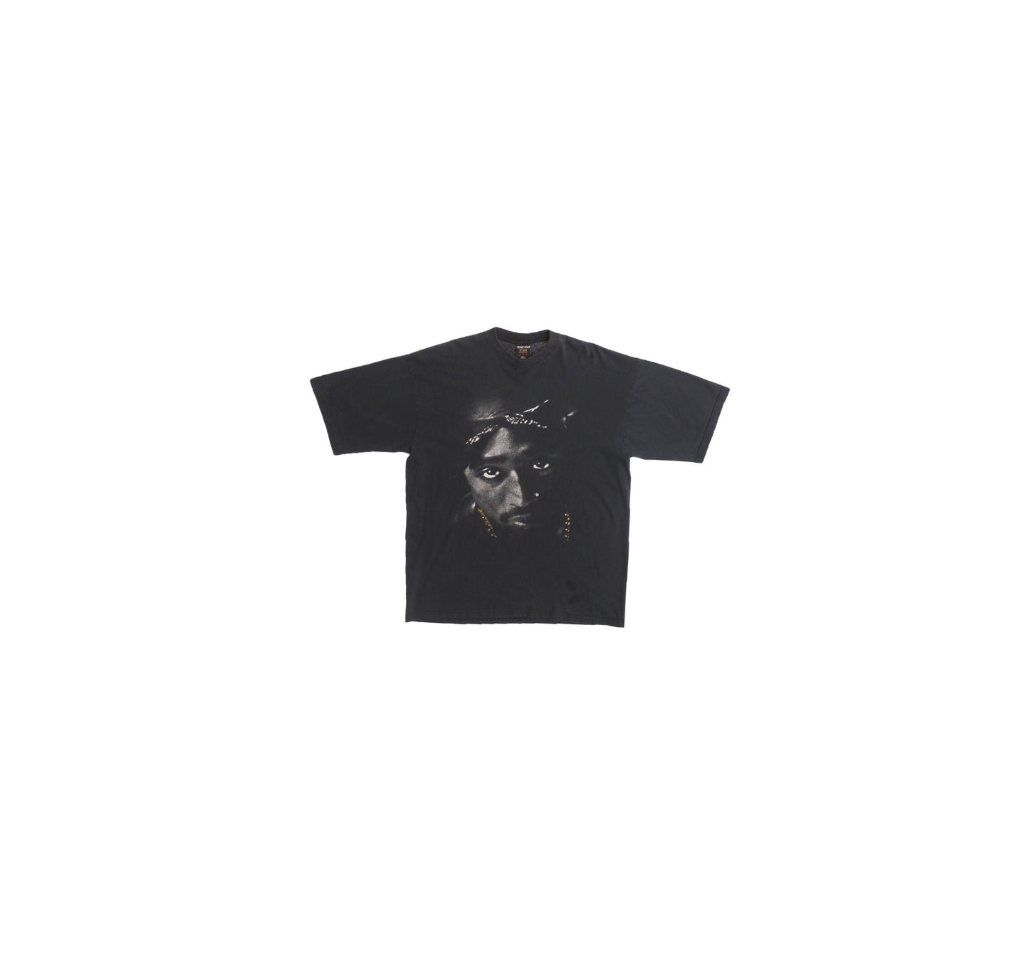 Vintage Black Graphic T-shirt - 2Pac Print