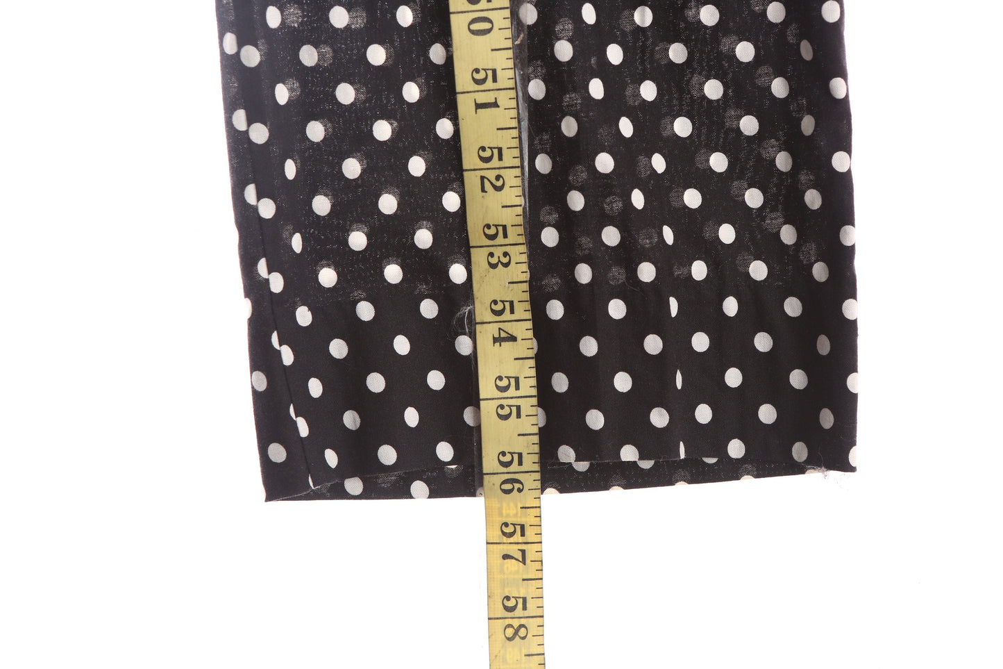 Vintage Women White Polka Dot Ruffle Top Casual Jumpsuit