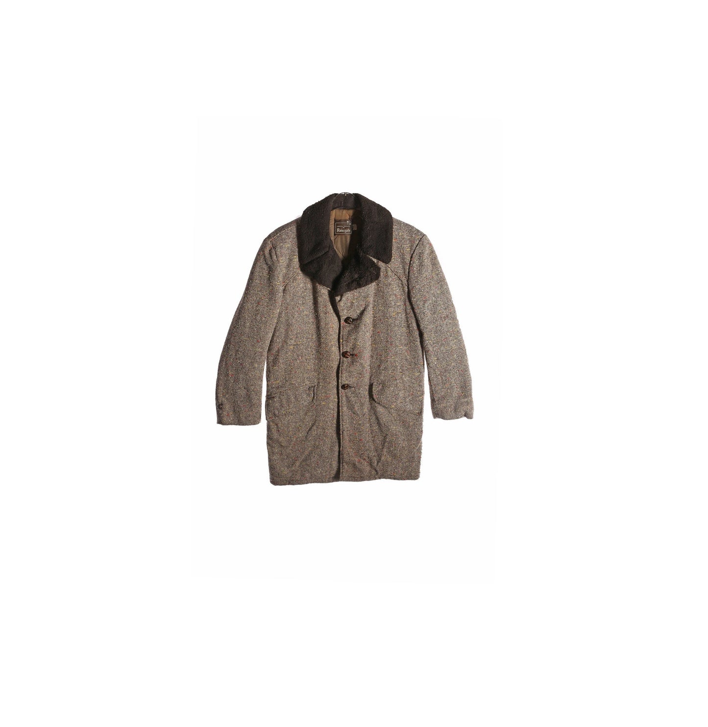 Vintage Men's Brown Winter Coat by Ramsgate