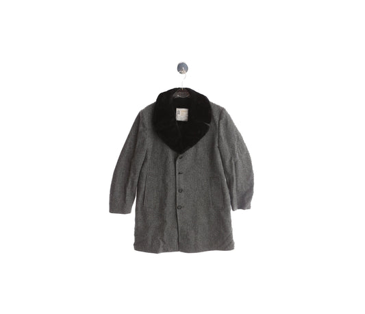Vintage Men's Gray Winter Coat byb London Fog