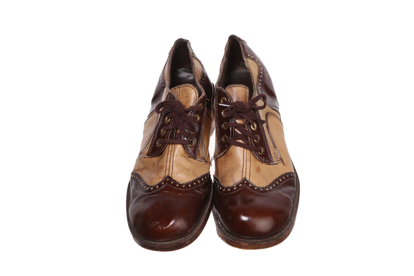 Vintage Platform Mod Shoes - Est Era 1960's - 1970's
