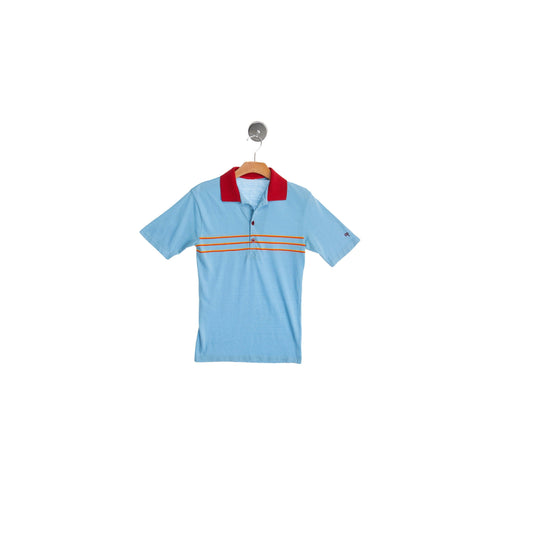 Vintage Op Striped Polo Shirt