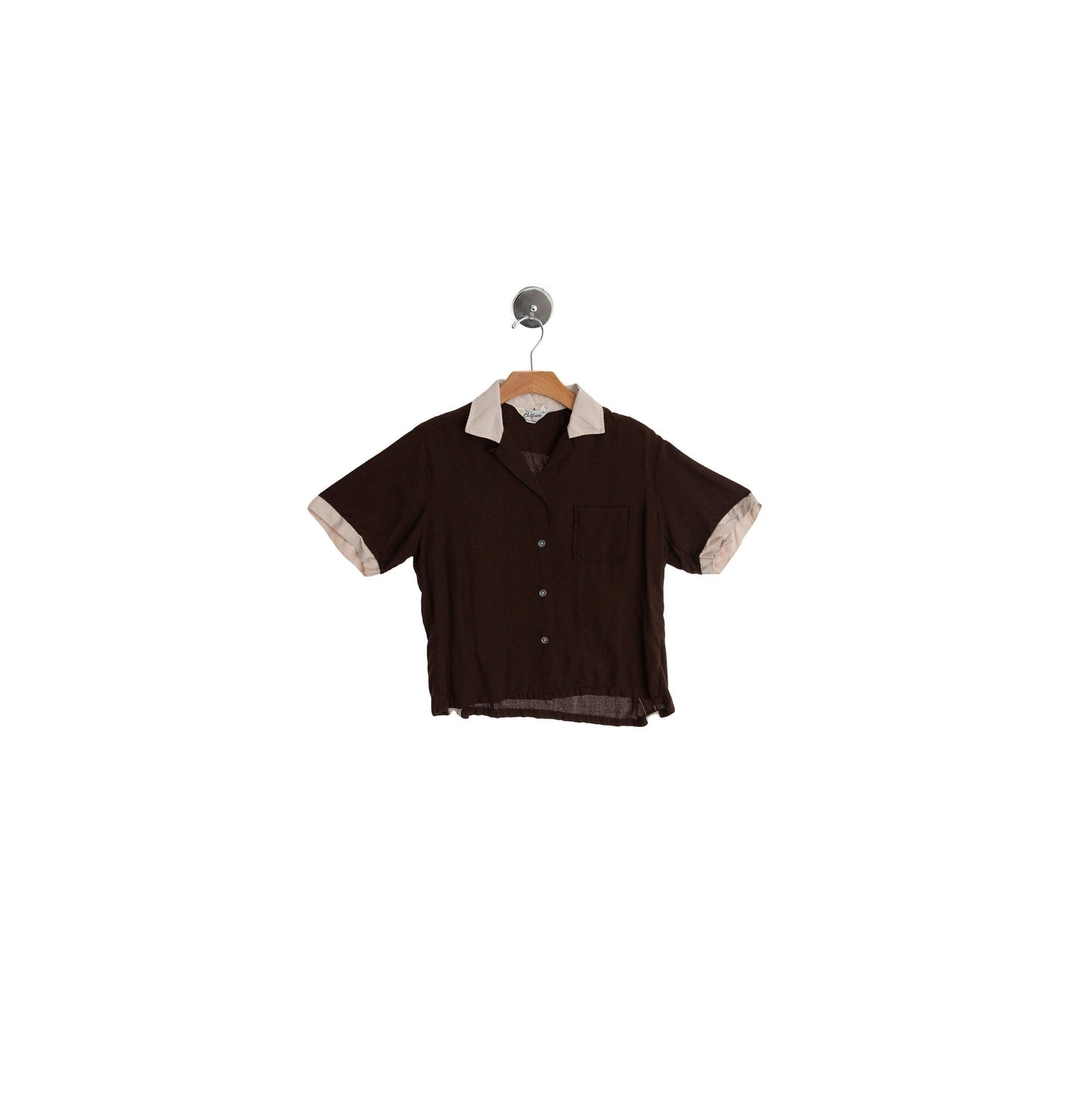 Vintage Women Bowling Top by California Label - Era 1940s - 1950s