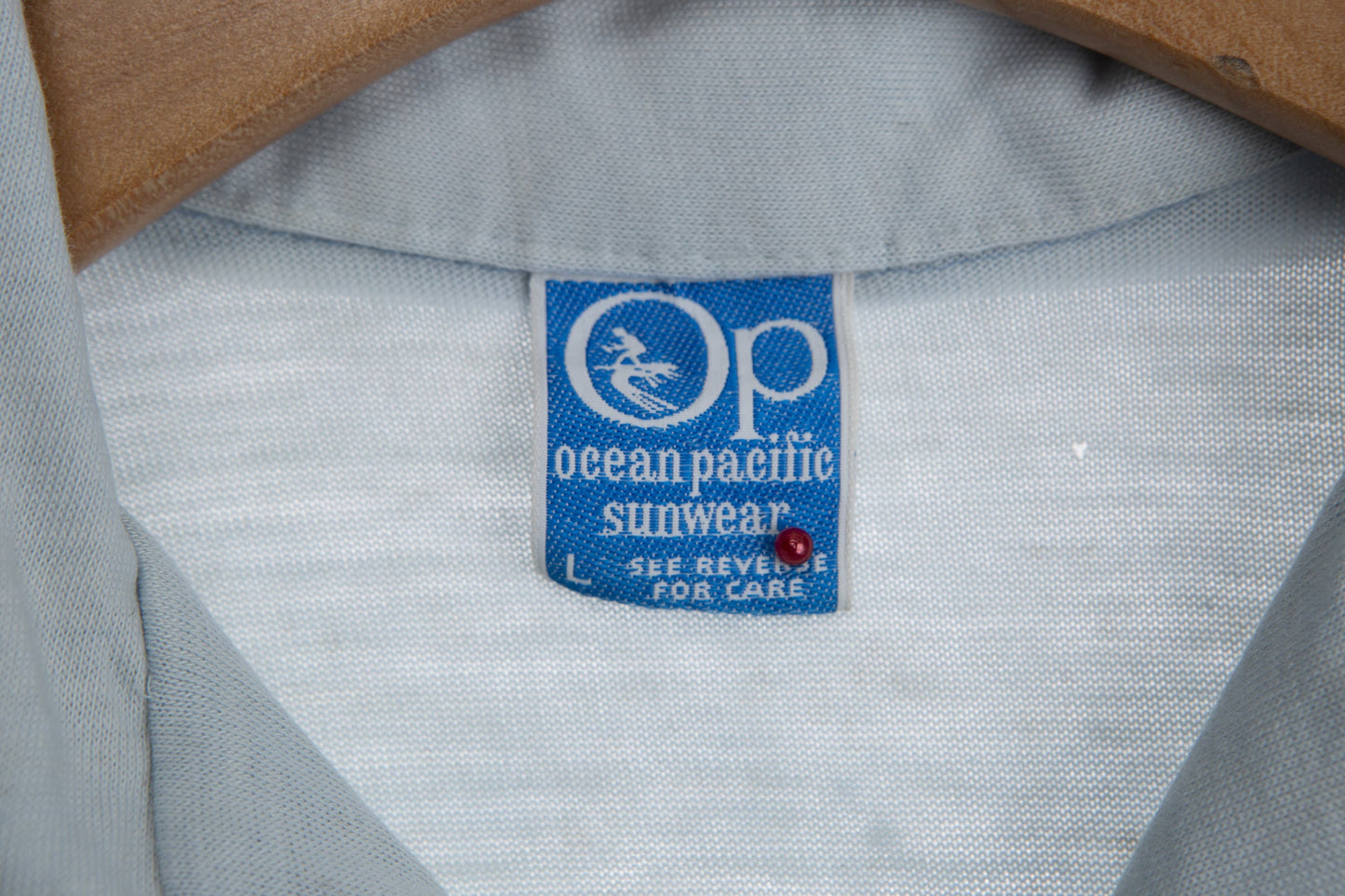 Vintage Op Graphic Polo Shirt - Ocean Pacific - Era 1970s - 1980s