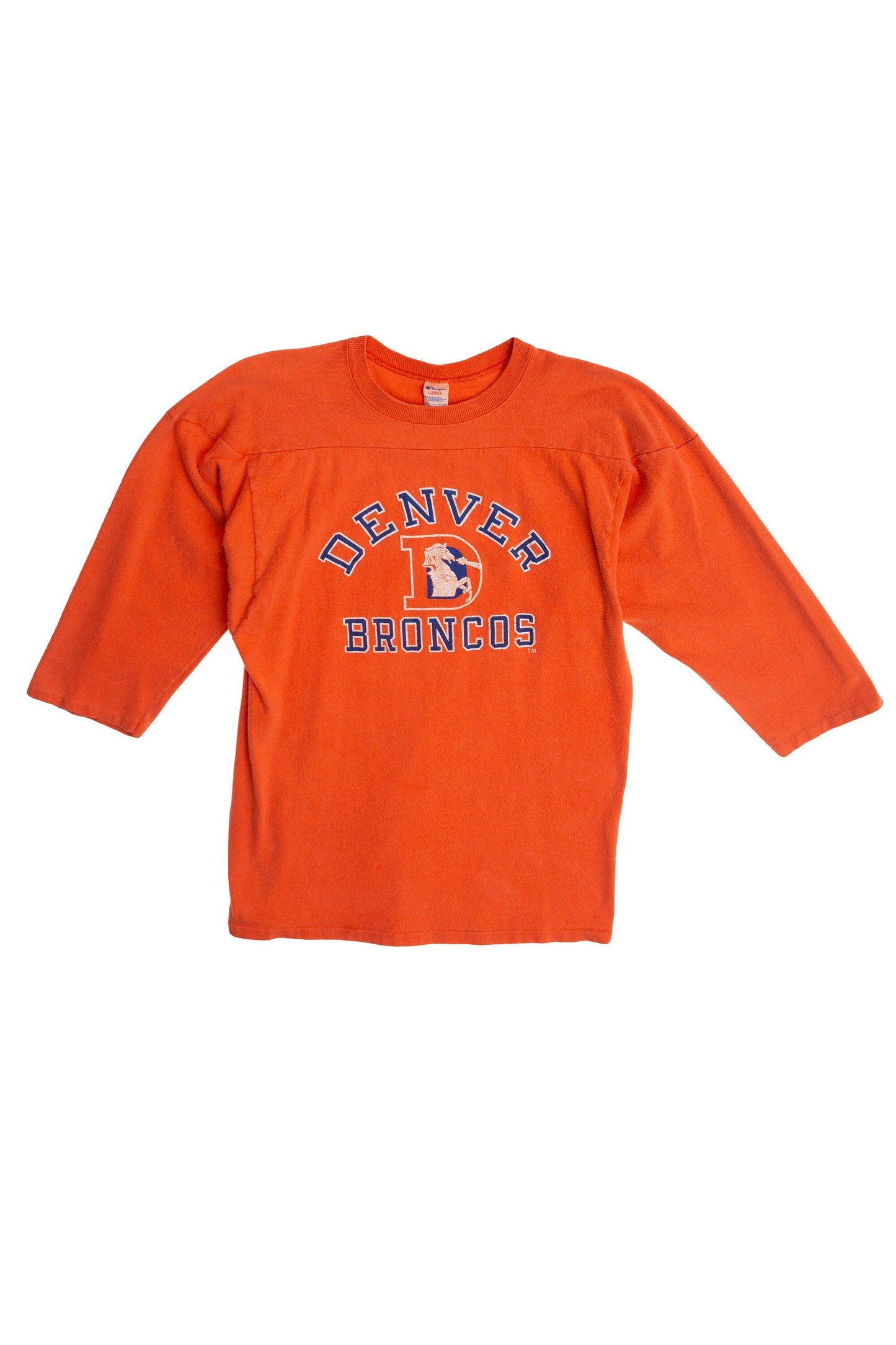 Vintage Champion Jersey with Denver Broncos Graphic Print