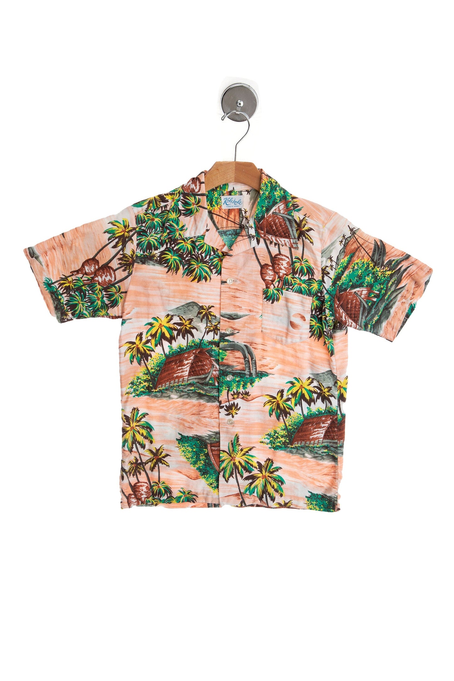 Vintage Hawaiian Shirt by Kole kole - Made in Hawaii - Era 1960s - 1970s