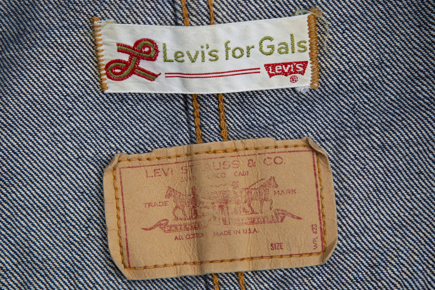 70s Denim Jacket / Levi's / for Gals / Made in USA