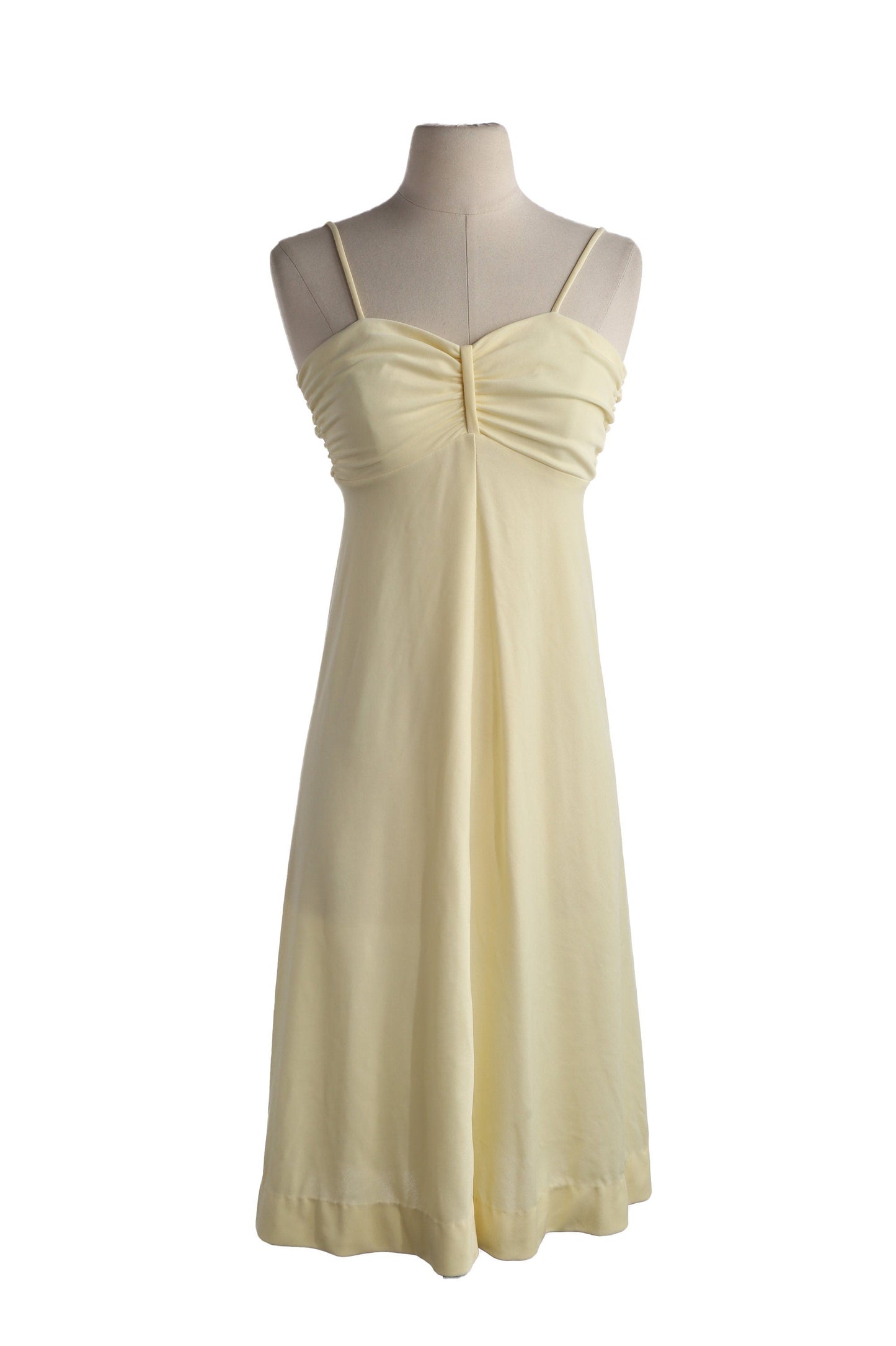 70s Yellow Casual Dress