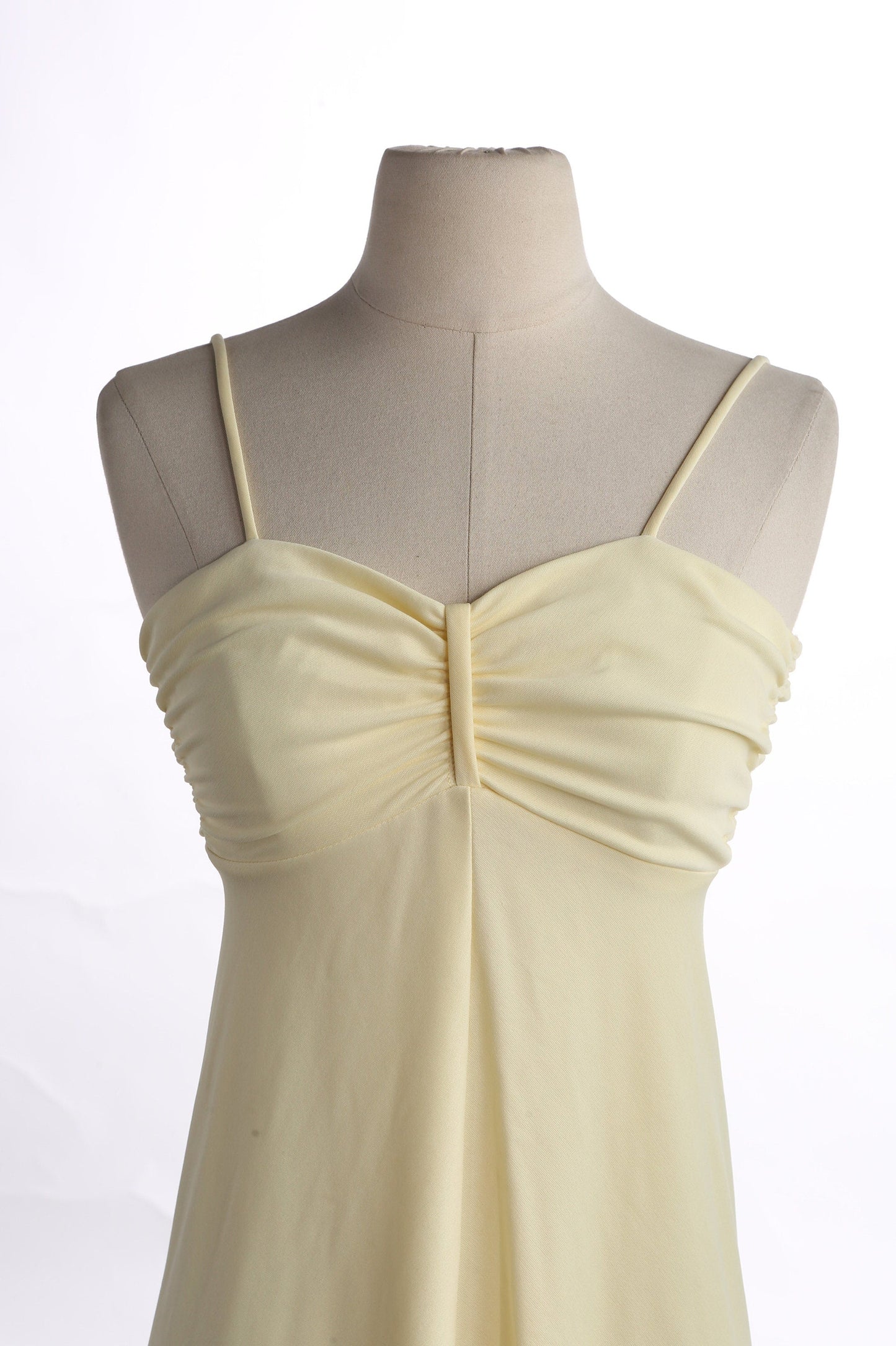 70s Yellow Casual Dress