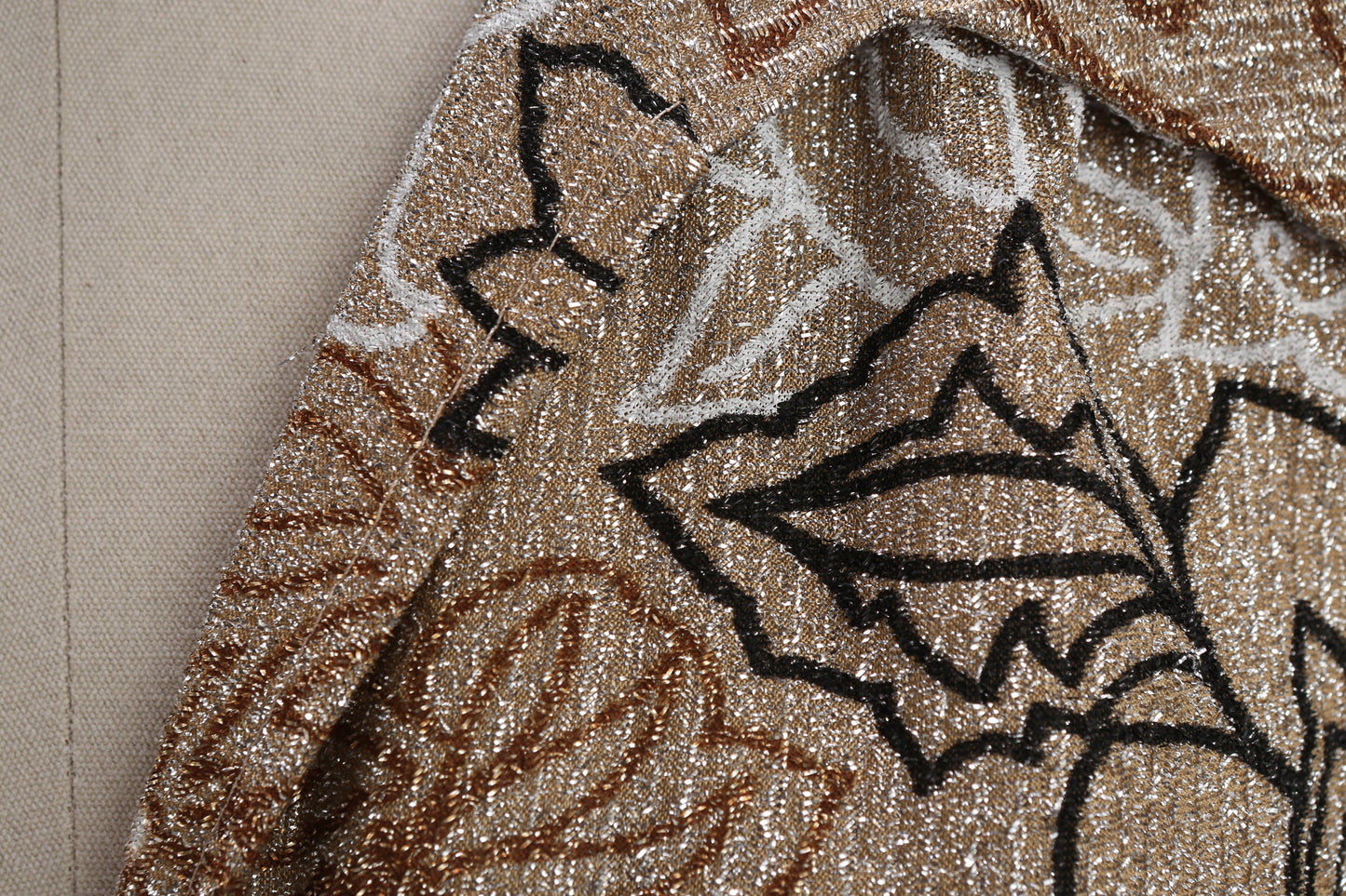 70s Women Brown Floral Print Long Poly Dress