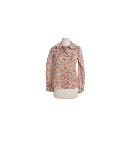 Women's Floral Print Casual Top by Evelyn de Jonge