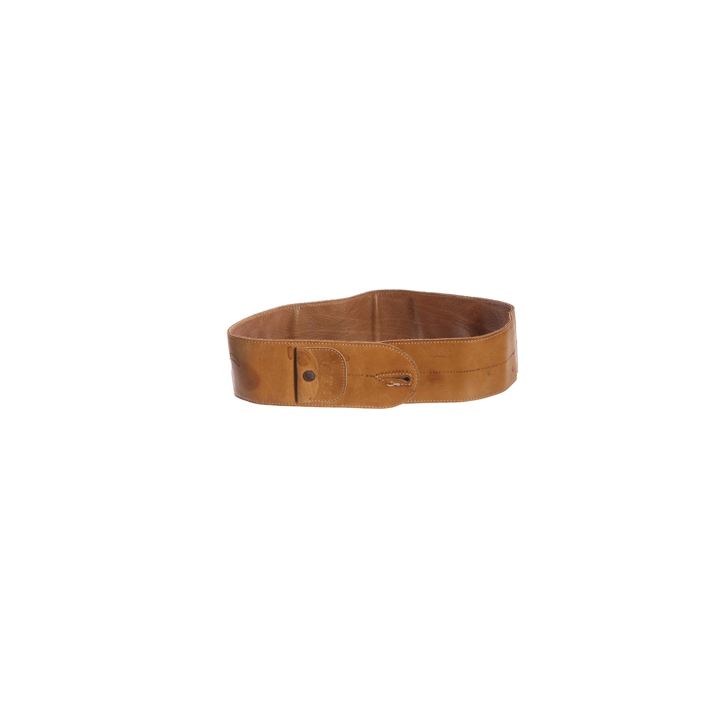 Vintage Guitar Brown Leather Strap
