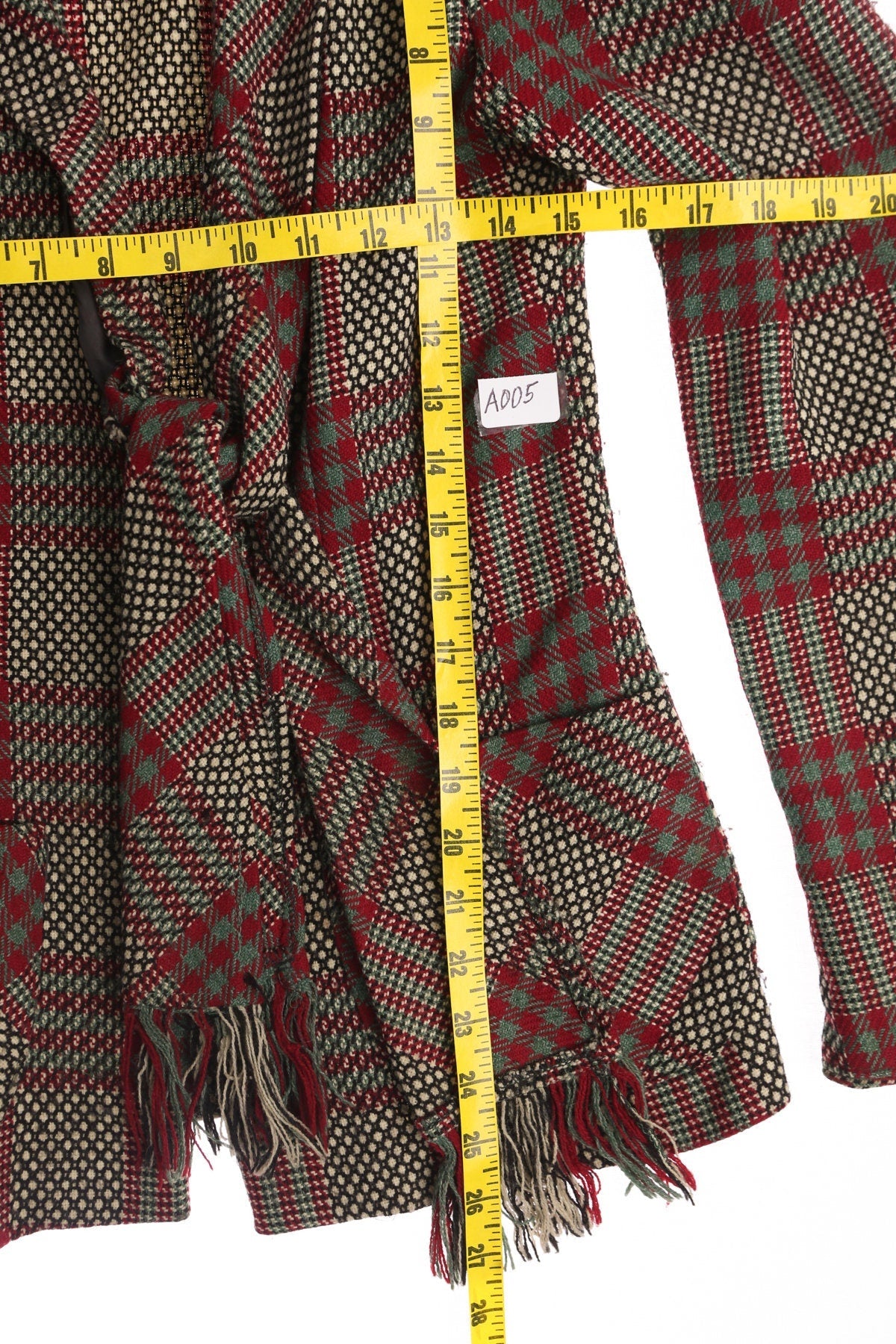 Vintage Women Brown Plaid Blazer by Dorothy Schoelen from The Strawberry Plant California Label - Era 60's - 70's