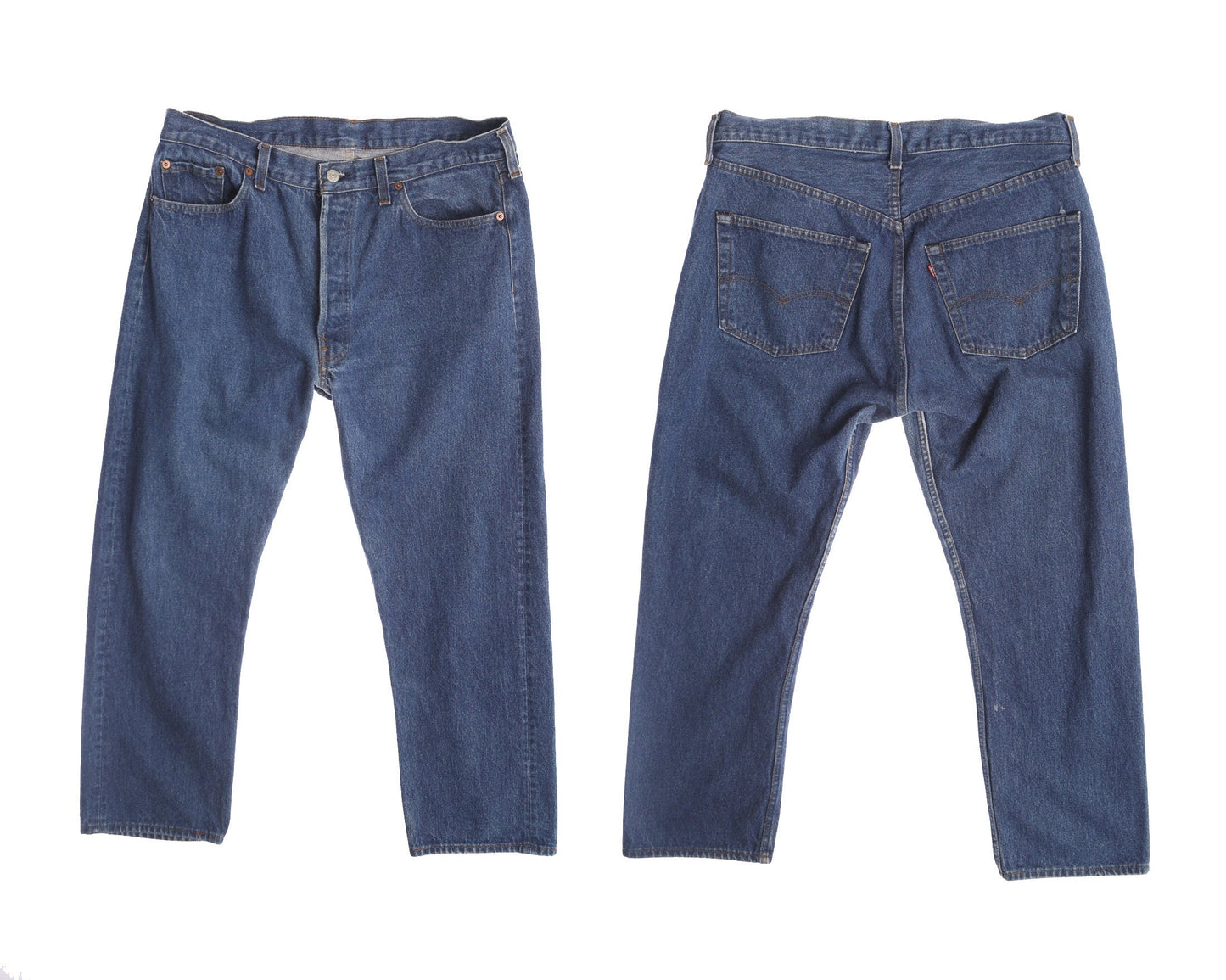 Vintage Jeans / 501 / Levi's / Medium Wash / Made in USA / 1980s - 1990s