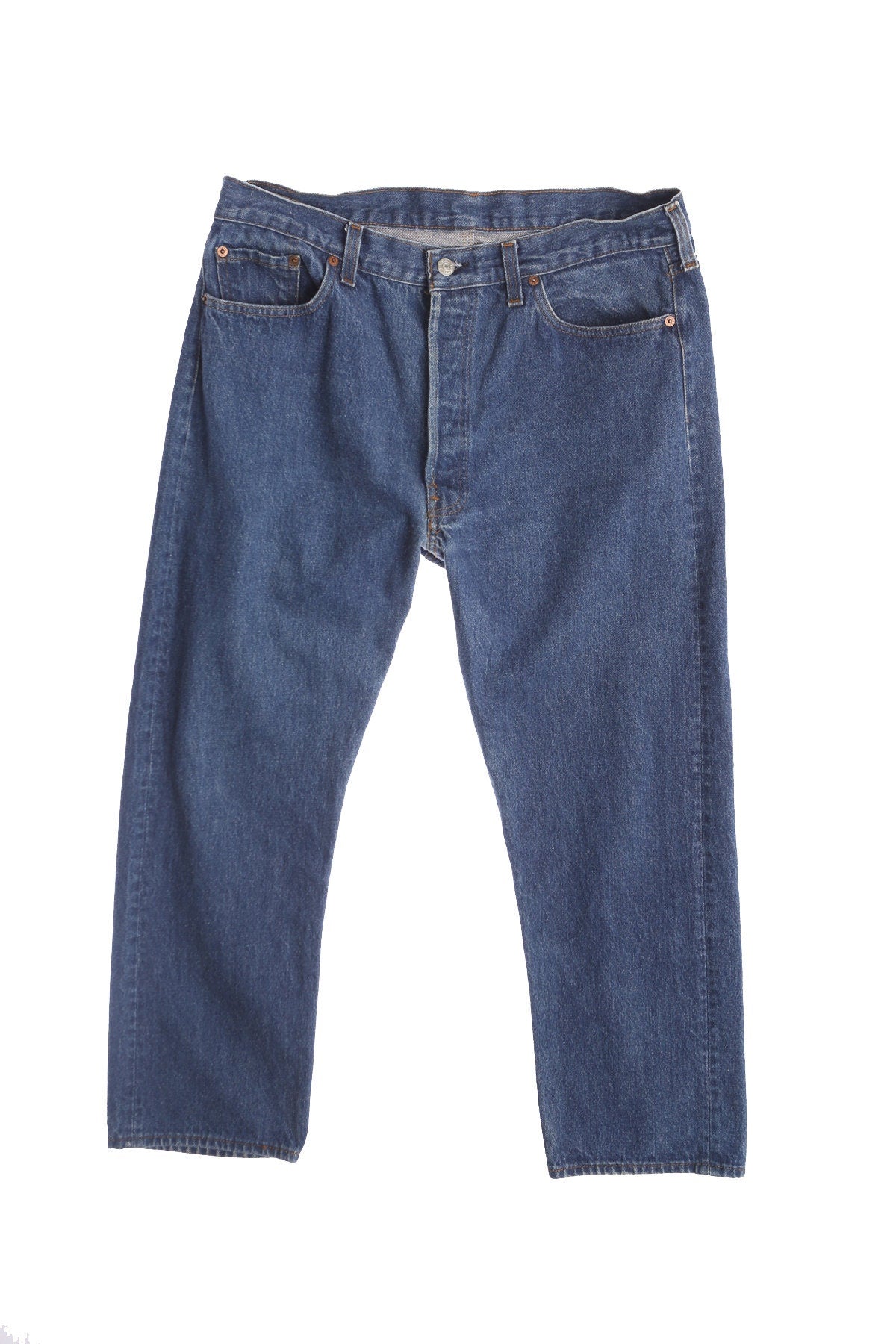 Vintage Jeans / 501 / Levi's / Medium Wash / Made in USA / 1980s - 1990s