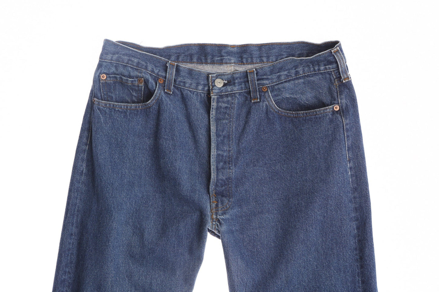 Vintage Jeans / 501 / Levi's / Medium Wash / Made in USA / 1980s - 1990s